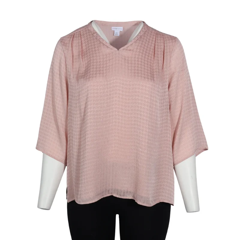 LIZ CLAIBORNE - 3/4 Sleeve Blouse Playful Puff Blouse