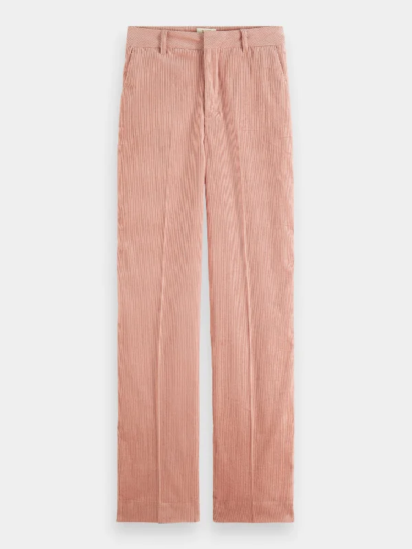 Ripple high waist corduroy pants Modern Stretch Trousers