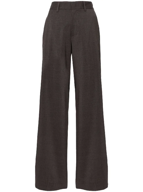 Lillie pressed-crease wide-leg pants Modern Bootcut Pants