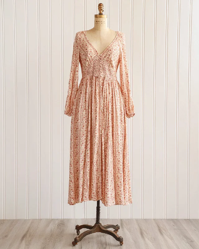 Casselina Maxi Dress Comfortable Pleated Maxi Dress