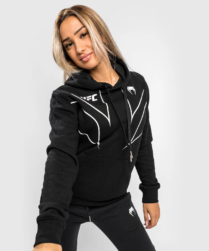 Sweatshirt UFC Venum Authentic Fight Night 2.0 Replica - Pour Femmes - Noir Zippered Front Buttoned Front Snap Front Sweatshirt UFC Venum Authentic Fight Night 2.0 Replica - Pour Femmes - Noir Zippered Front Buttoned Front Snap Front