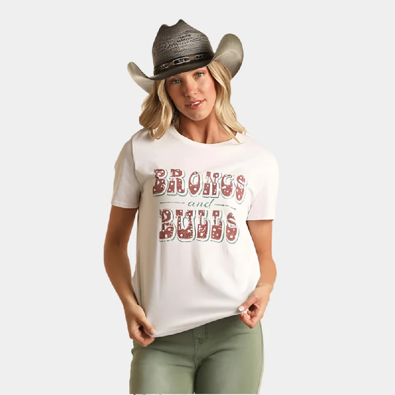 Rock and Roll Denim Bull and Broncs Tee Shirts Spandex Blend Rayon Blend Denim Blend Rock and Roll Denim Bull and Broncs Tee Shirts Spandex Blend Rayon Blend Denim Blend