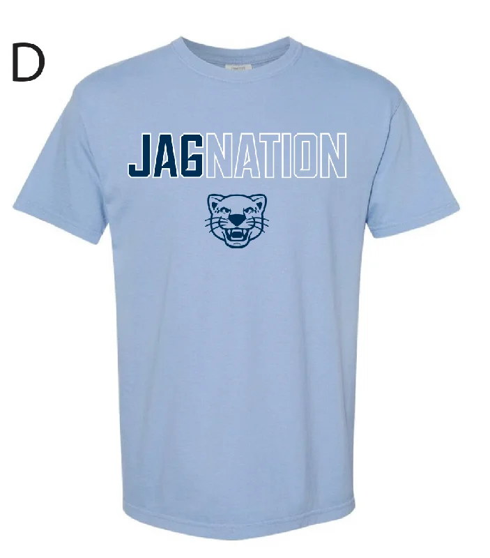 Augusta University JagNation Tee Welt Pockets Slit Pockets