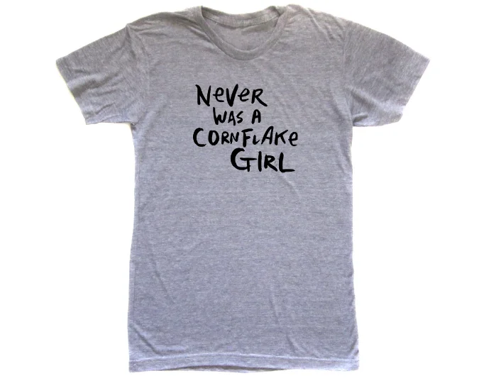 Cornflake Girl (Tori Amos) : Unisex Tee Solid Print Embellished