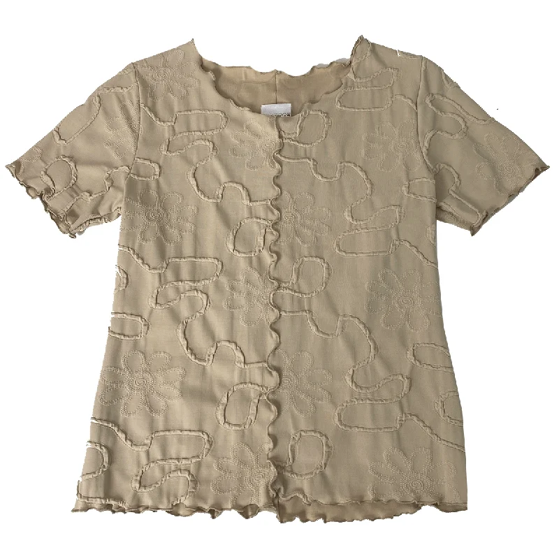 Desert Taupe Conduit Short Sleeve Lettuce Tee V-Neck T-Shirt Long Sleeve Cotton