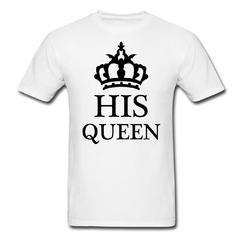 His Queen T-Shirt Sequined Glittery Shiny