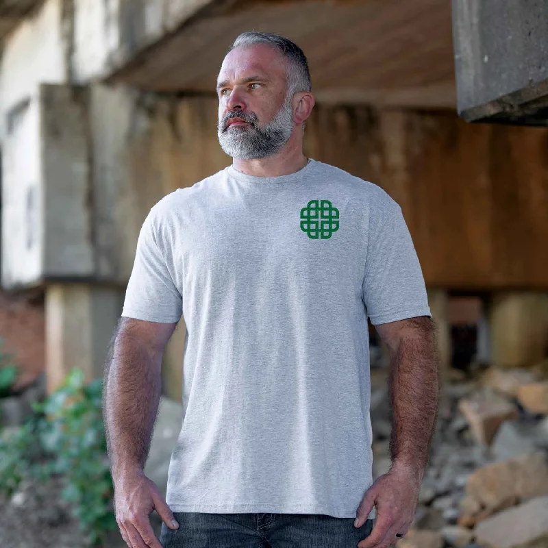 Celtic Shield Knot T-Shirt Chenille Blend Fleece Blend Nylon Blend