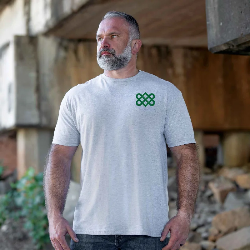 Celtic Love Knot T-Shirt Hooded Caped Shawl Collar