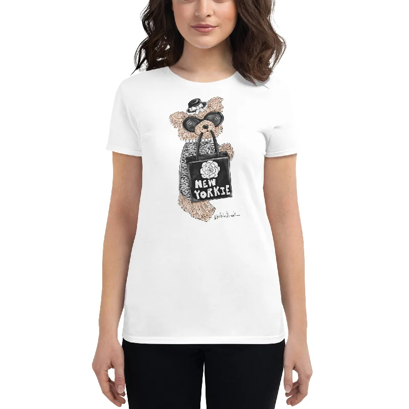 New Yorkie Women's short sleeve t-shirt Modern Contemporary Chic