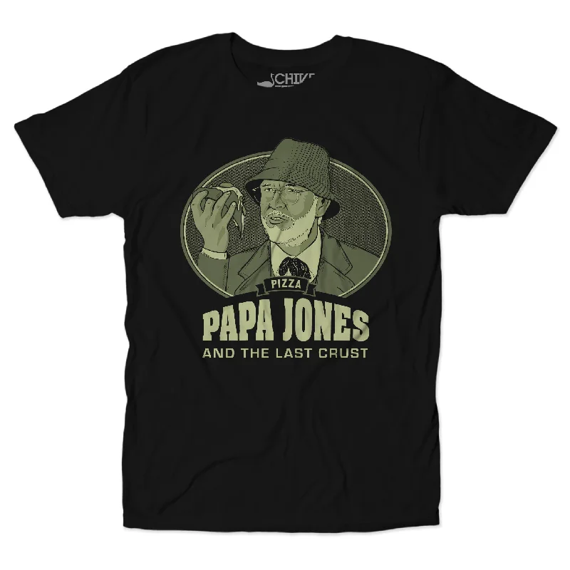 Papa Jones And The Last Crust Unisex Tee Anti-Pilling Machine Wash Handmade