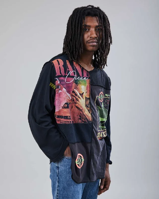 Rokit Originals Reworked L/S Tee Collared Crew Neck Turtle Neck