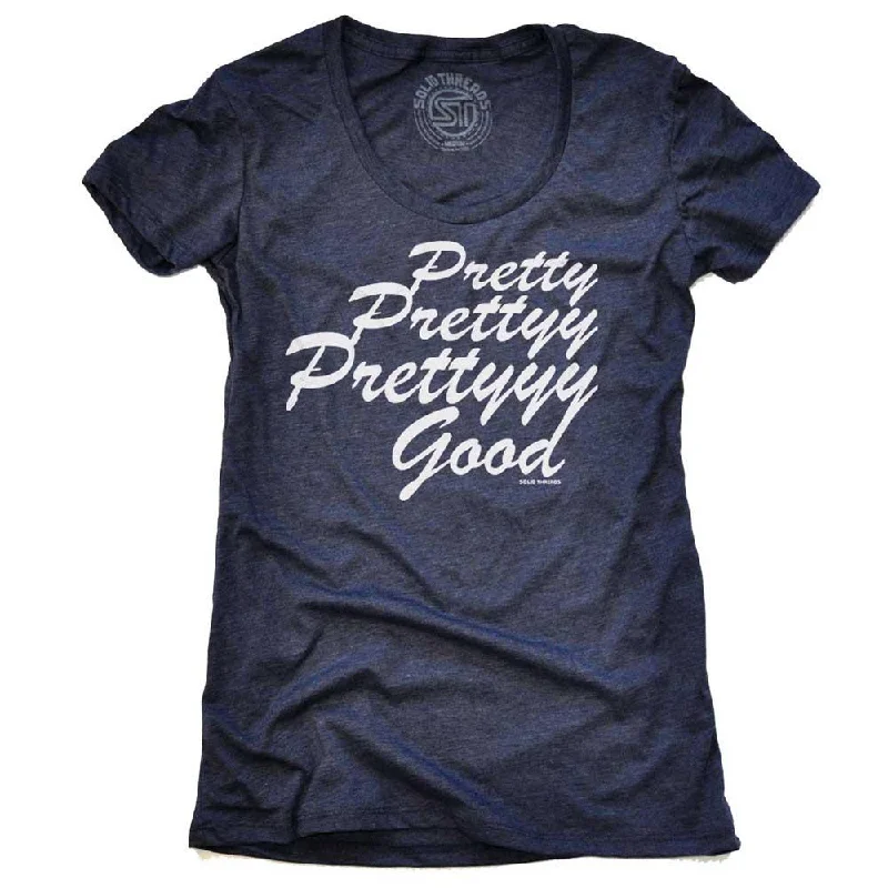 Women's Pretty Pretty Pretty Good T-shirt Lace Blend Ribbed Blend Corduroy Blend