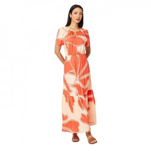 Principles Womens/Ladies Tie Dye Waist Tie Maxi Dress Elegant Maxi Dress with Pockets