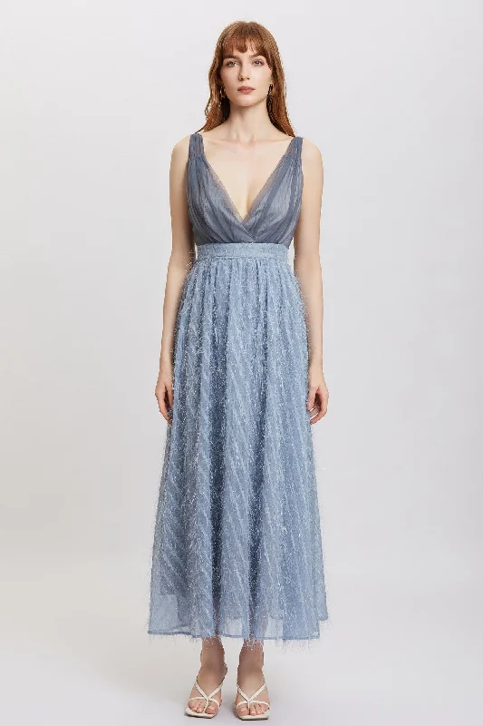 ST | Papilio Empire Maxi Dress Elegant Maxi Dress with Lace