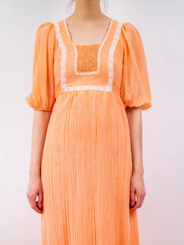 1970's gunne sax style dress