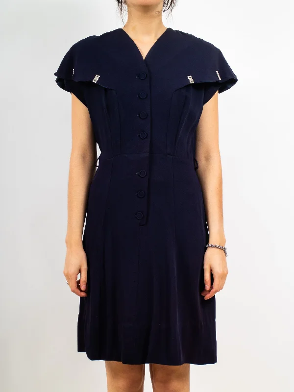 1950's cape style dress