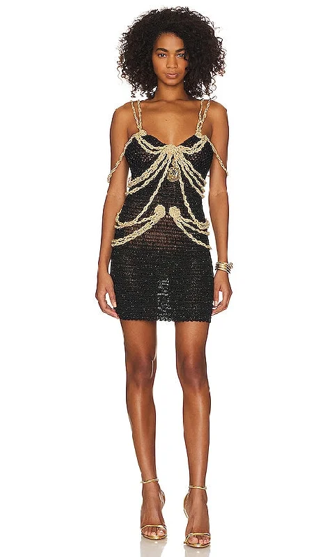 Andrea Almeida Leonie Dress in Black