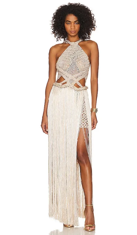Andrea Almeida Lu Dress in Neutral