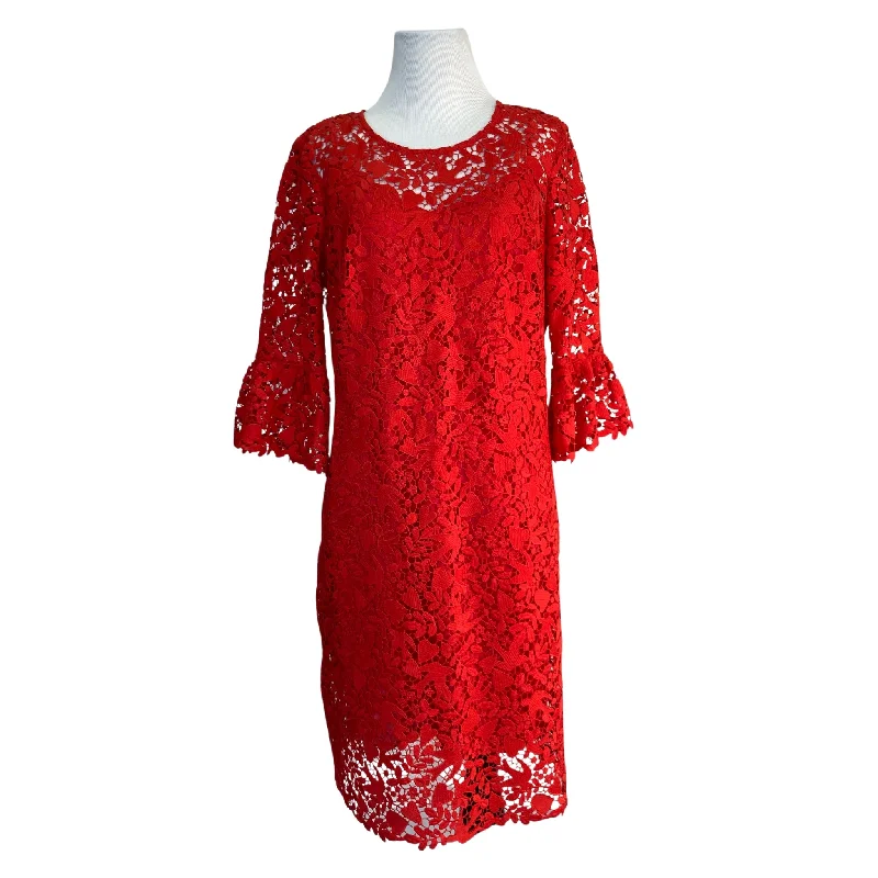 Boden Red Lace Dress