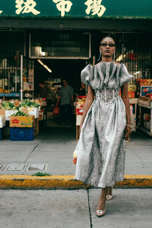 Dionne Silver Dress