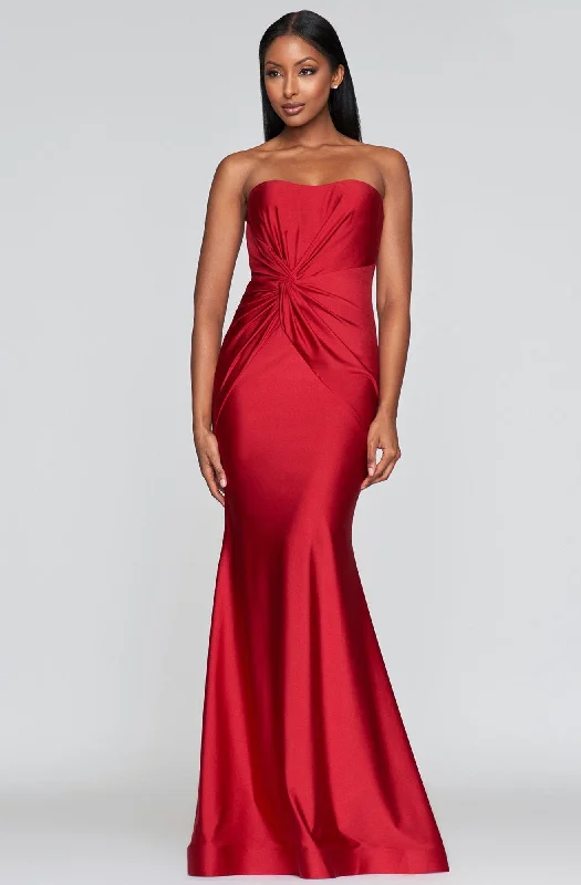 Faviana - S10381SC Strapless Knot Waist Mermaid Dress