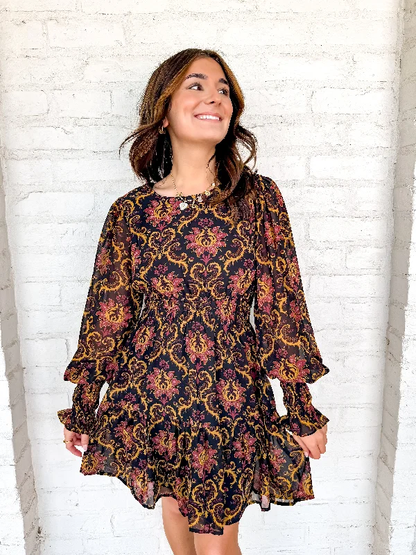 Just A Thought Dress Black