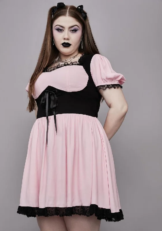 Plus Joyless Crush Corset Dress