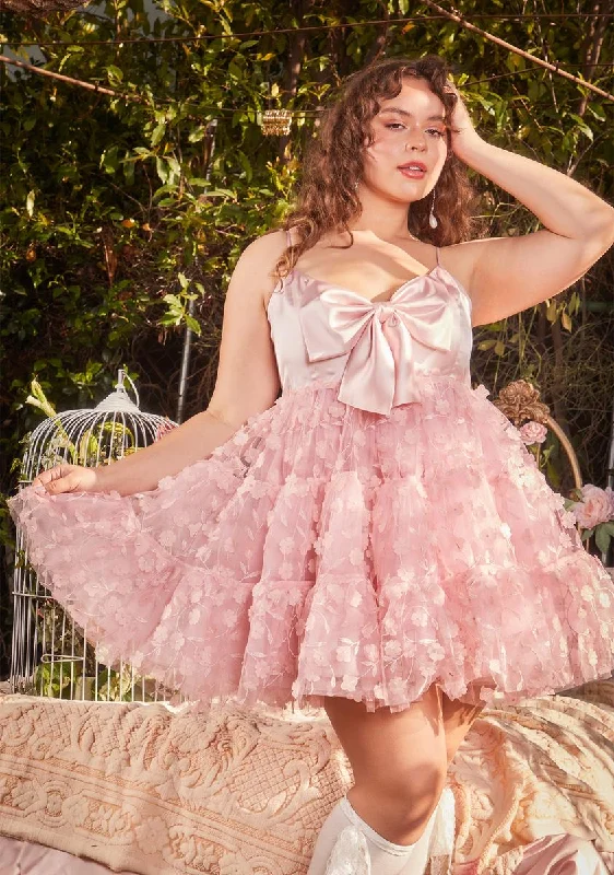 Plus Perfectly Poised Babydoll Dress