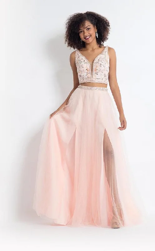 Rachel Allan - 6118SC Strappy Two Piece A-Line Dress