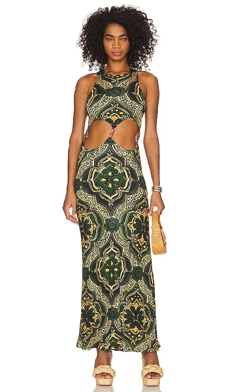 Savannah Morrow Palmera Dress in Green