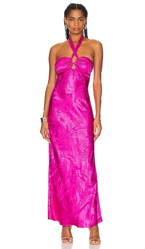 SAYLOR Toula Dress in Fuchsia