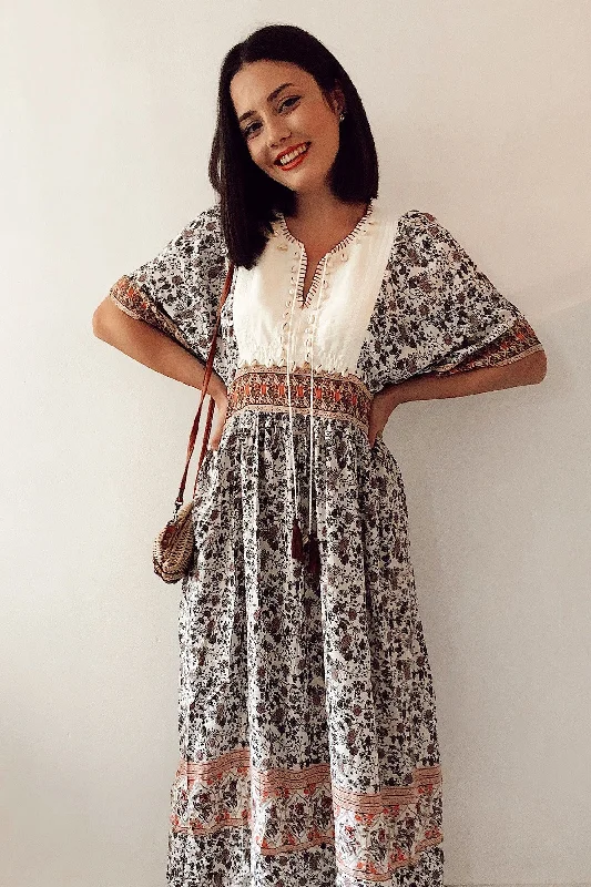 Sea Shell Shawl Pattern Dress