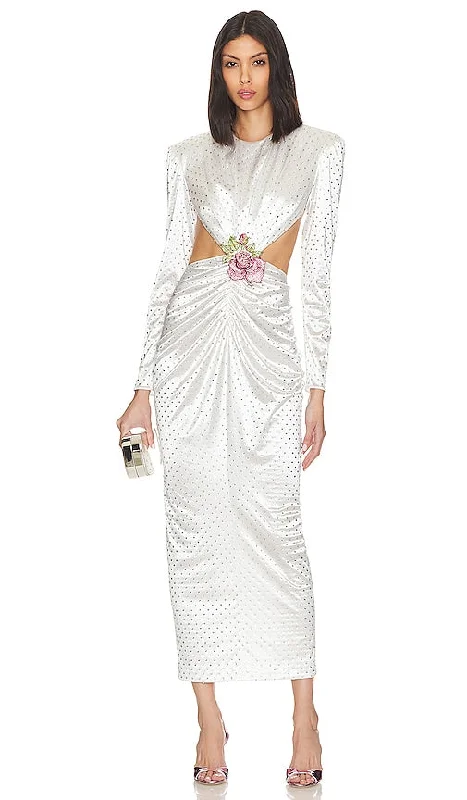The New Arrivals by Ilkyaz Ozel Thea Dress in White