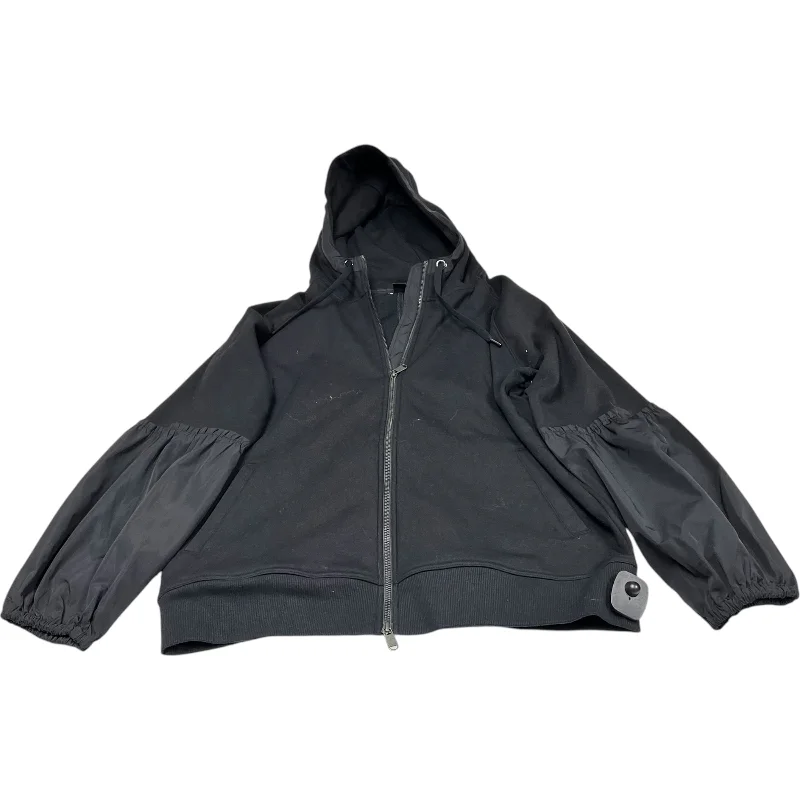Athletic Jacket By Athleta In Black, Size: M Trench Coat Raincoat Waterproof Jacket