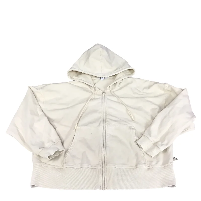 Athletic Jacket By Joy Lab In Cream, Size: Xl Anorak Shell Jacket Lightweight Jacket