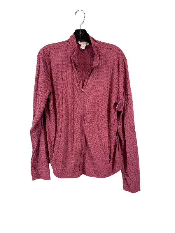 Athletic Jacket By Tommy Bahama In Mauve, Size: Xl V-Neck Jacket Boat Neck Jacket Square Neck Jacket