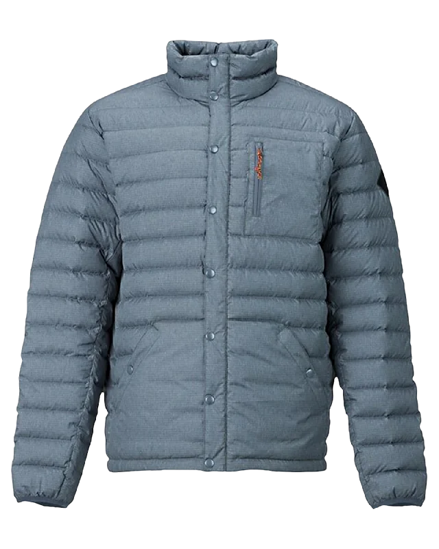 Burton Men's Evergreen Down Insulated Jacket - LA Sky Heather Denim Jacket Leather Jacket Suede Jacket Burton Men's Evergreen Down Insulated Jacket - LA Sky Heather Denim Jacket Leather Jacket Suede Jacket