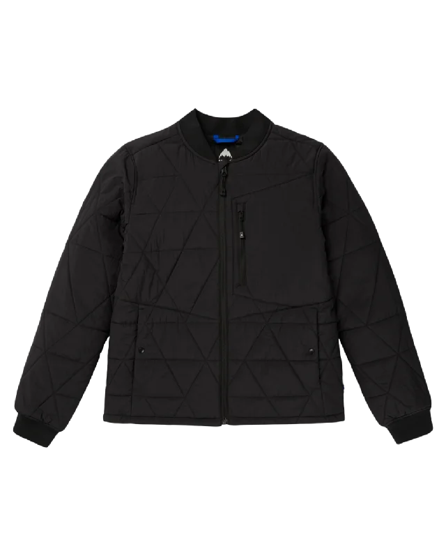 Burton Women's Versatile Heat Insulated Jacket - True Black Welt Pockets Slit Pockets Flap Pockets Burton Women's Versatile Heat Insulated Jacket - True Black Welt Pockets Slit Pockets Flap Pockets