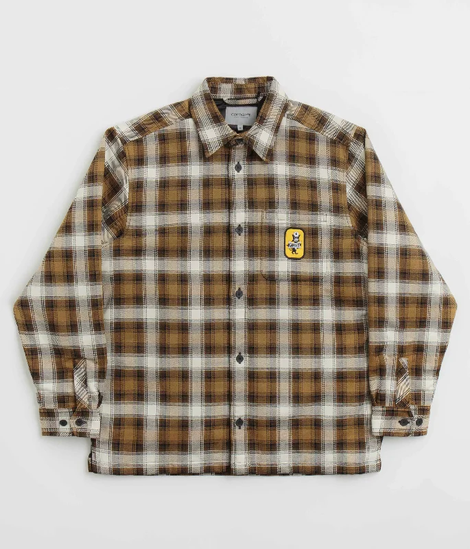 Carhartt Monahan Shirt Jacket - Monahan Check / Hamilton Brown Denim Jacket Leather Jacket Suede Jacket