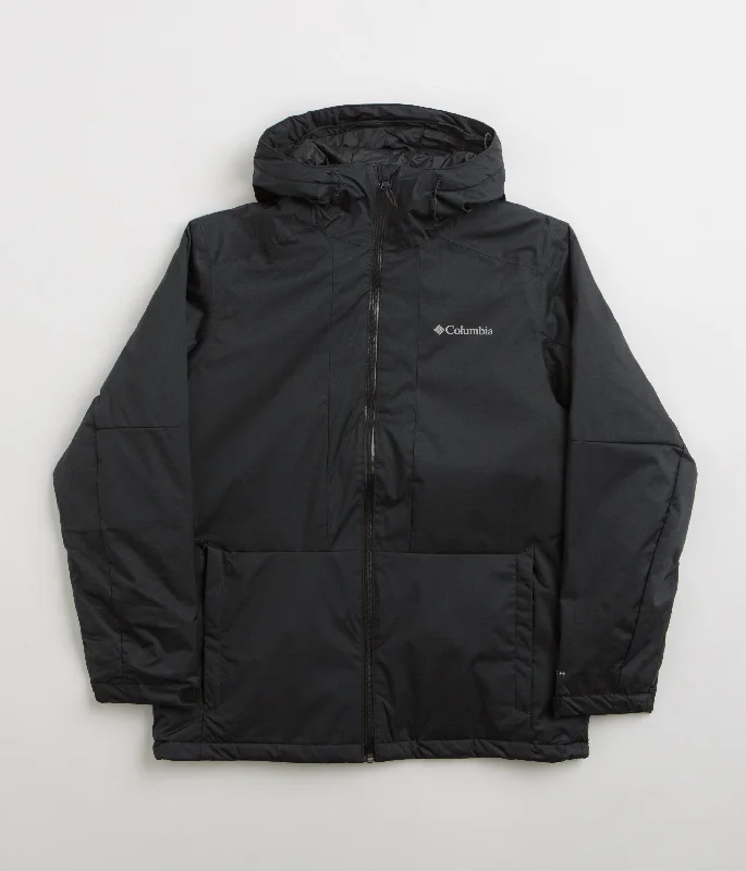 Columbia Point Park II Insulated Jacket - Black Welt Pockets Slit Pockets Flap Pockets Columbia Point Park II Insulated Jacket - Black Welt Pockets Slit Pockets Flap Pockets