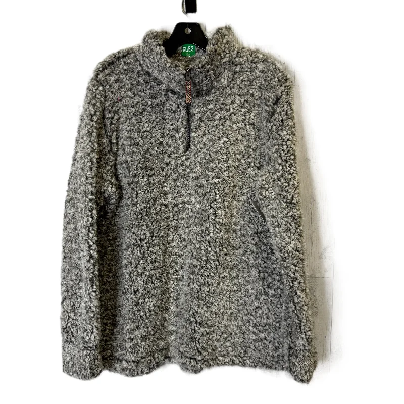 Jacket Faux Fur & Sherpa By Weatherproof In Grey, Size: Xl Front Pockets Side Pockets Patch Pockets Jacket Faux Fur & Sherpa By Weatherproof In Grey, Size: Xl Front Pockets Side Pockets Patch Pockets