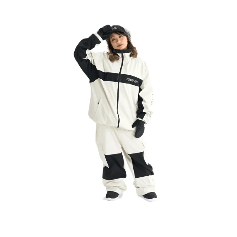 Snow Stand Zip Snowboard Jacket Denim Jacket Leather Jacket Suede Jacket