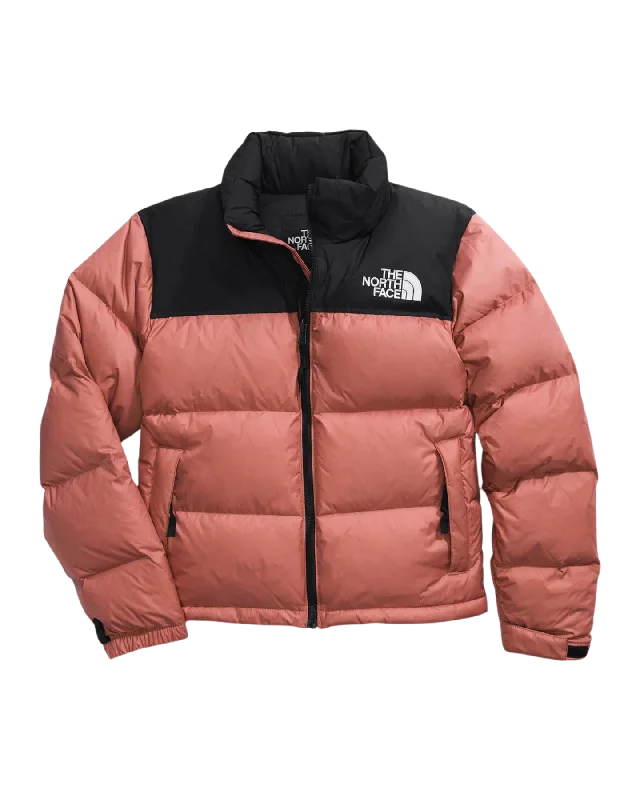The North Face Women's 1996 Retro Nuptse Jacket  - Light Mahogany Anorak Shell Jacket Lightweight Jacket
