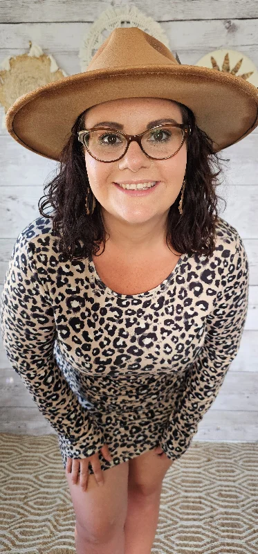 Walk On The Wild Side Mini Dress - Leopard - SMALL | MEDIUM | LARGE | X-LARGE - FINAL SALE Elegant Silk Mini Dress Walk On The Wild Side Mini Dress - Leopard - SMALL | MEDIUM | LARGE | X-LARGE - FINAL SALE Elegant Silk Mini Dress