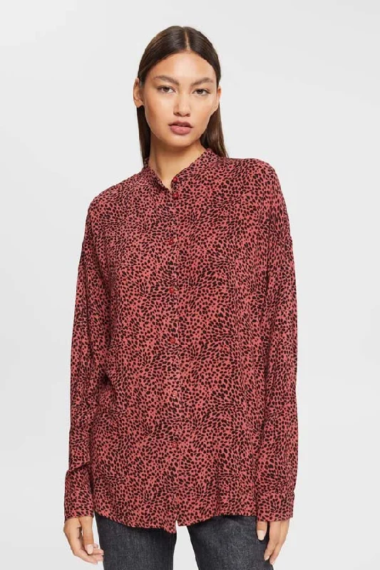 Esprit Patterned Blouse Modern Oversized Blouse