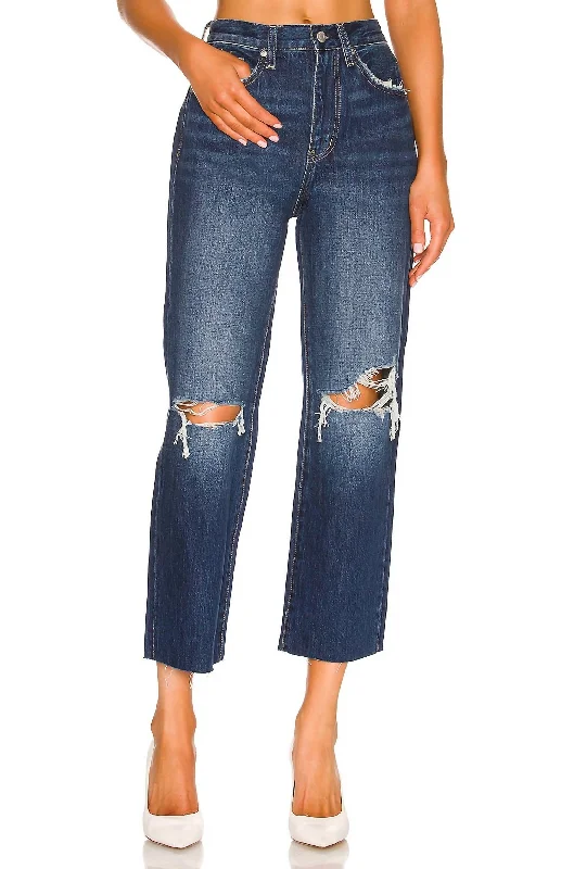 Cassie Crop Super High Rise Straight Jean In Motive Distressed Fashionable Raw Hem Bootcut Jeans Cassie Crop Super High Rise Straight Jean In Motive Distressed Fashionable Raw Hem Bootcut Jeans