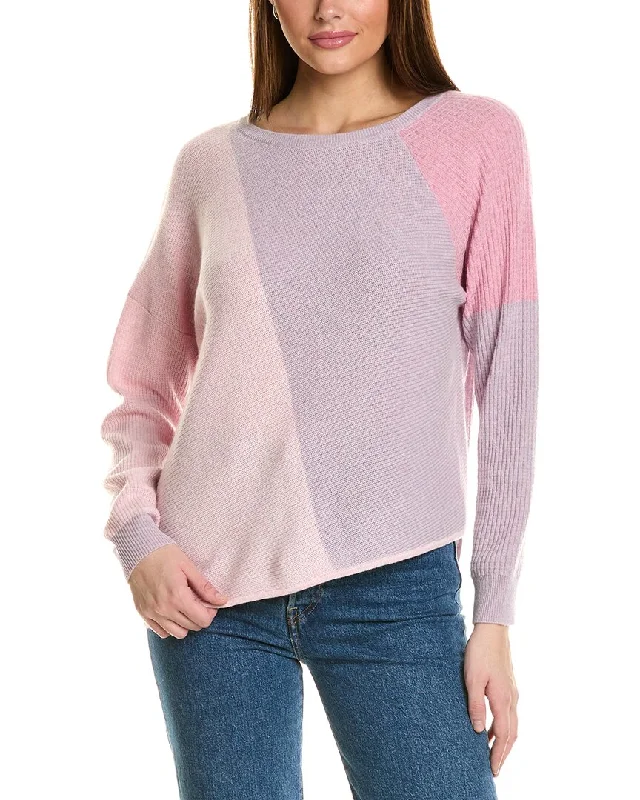 Collaboration Mixed Media Crewneck Cashmere Sweater Lightweight Heavyweight Midweight Collaboration Mixed Media Crewneck Cashmere Sweater Lightweight Heavyweight Midweight
