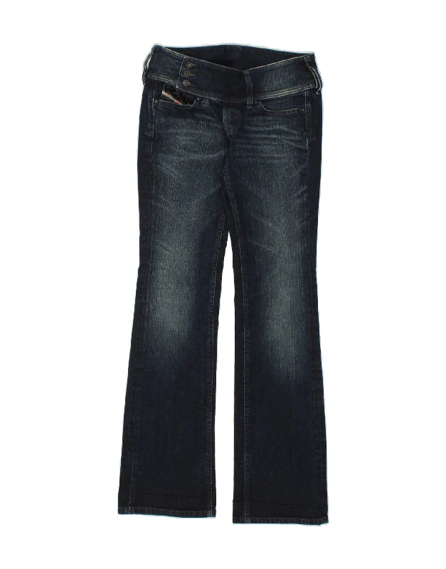 DIESEL Womens Cherock Bootcut Jeans W28 L32 Navy Blue Cotton Trendy Vintage Denim Jeans DIESEL Womens Cherock Bootcut Jeans W28 L32 Navy Blue Cotton Trendy Vintage Denim Jeans