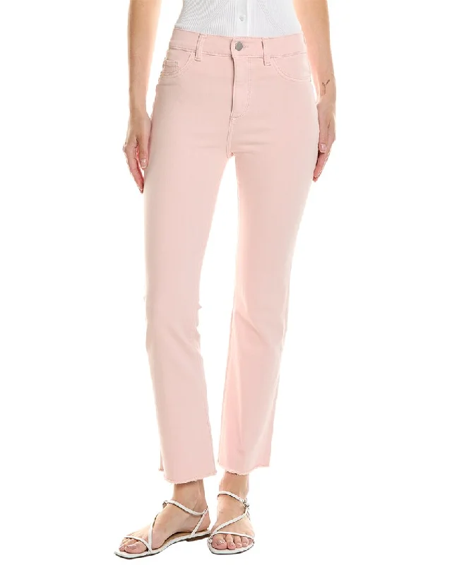 DL1961 DL Performance Mid-Rise Instaculpt Ankle Mara Straight Leg Jean Fashionable Raw Hemmed Jeans DL1961 DL Performance Mid-Rise Instaculpt Ankle Mara Straight Leg Jean Fashionable Raw Hemmed Jeans