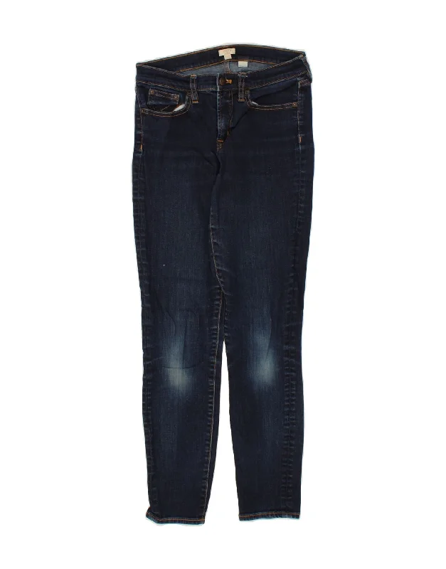 J. CREW Womens Stretch Slim Jeans W27 L28 Navy Blue Cotton Casual Straight-Leg Jeans J. CREW Womens Stretch Slim Jeans W27 L28 Navy Blue Cotton Casual Straight-Leg Jeans